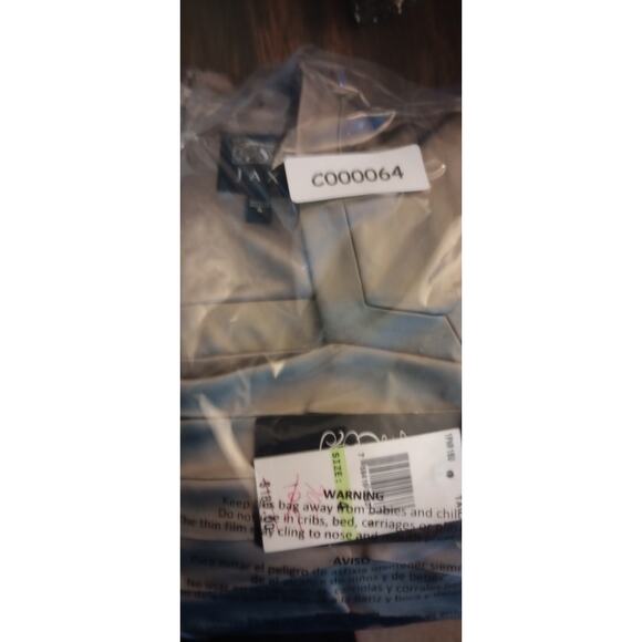 JAX Dress Size 4 NWT Gold Bandage Style Cap Sleeve Cocktail Party Sheath - Picture 8 of 8